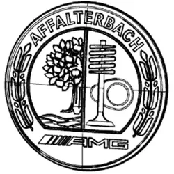 Mercedes-AMG Affalterbach Logo Stoßstange / Motorhaube A0008170608