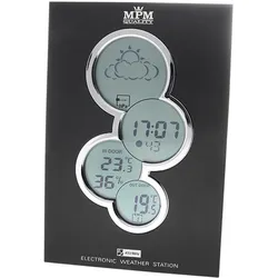 Prim Dom ácÃ­ meteostanice MPM Enso C02.2761.90.RC, Wetterstation, Silber