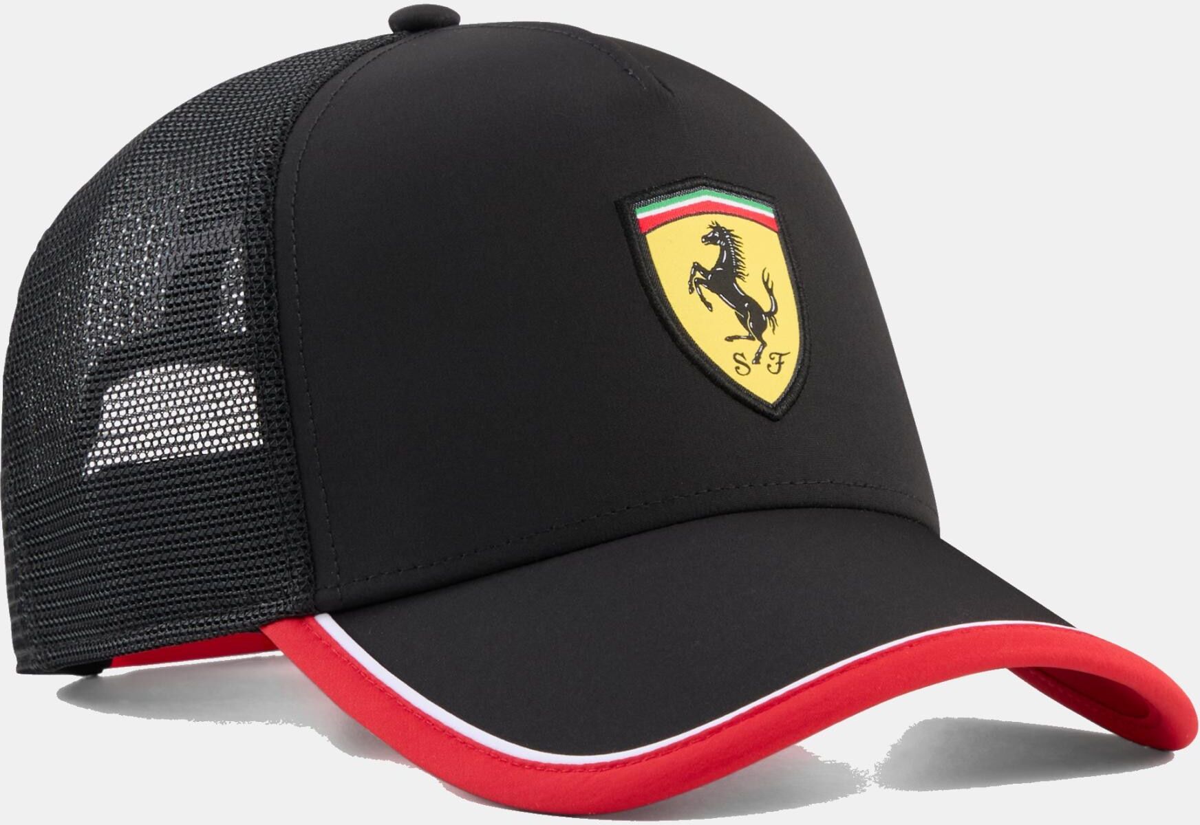 Puma Gorras de Casual de Hombre FERRARI Trucker Cap .  (Única) Negro