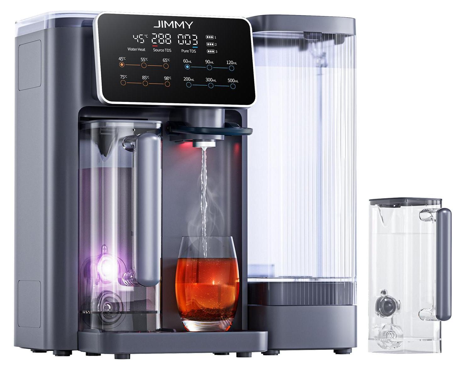 JIMMY R9, Aufsatz-Wasserfilter, 5 l, Schwarz, Transparent