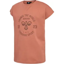 hummel hmlMALIN T-Shirt Mädchen 8073 - chutney 110
