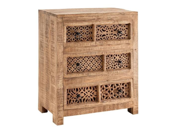 Kommode 70x82cm 'Shania' Mangoholz massiv
