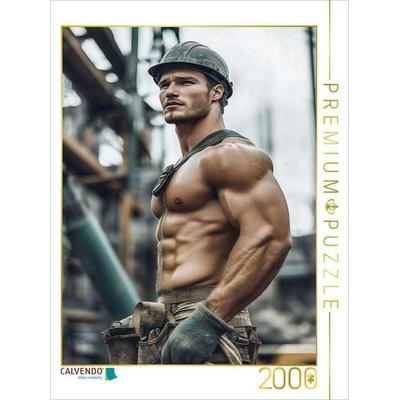 CALVENDO Puzzle Die Welt braucht starke Männer - ich brauche nur seinen Blick | 2000 Teile Lege-Größe 90x67cm Foto-Puzzle für glückliche Stunden,