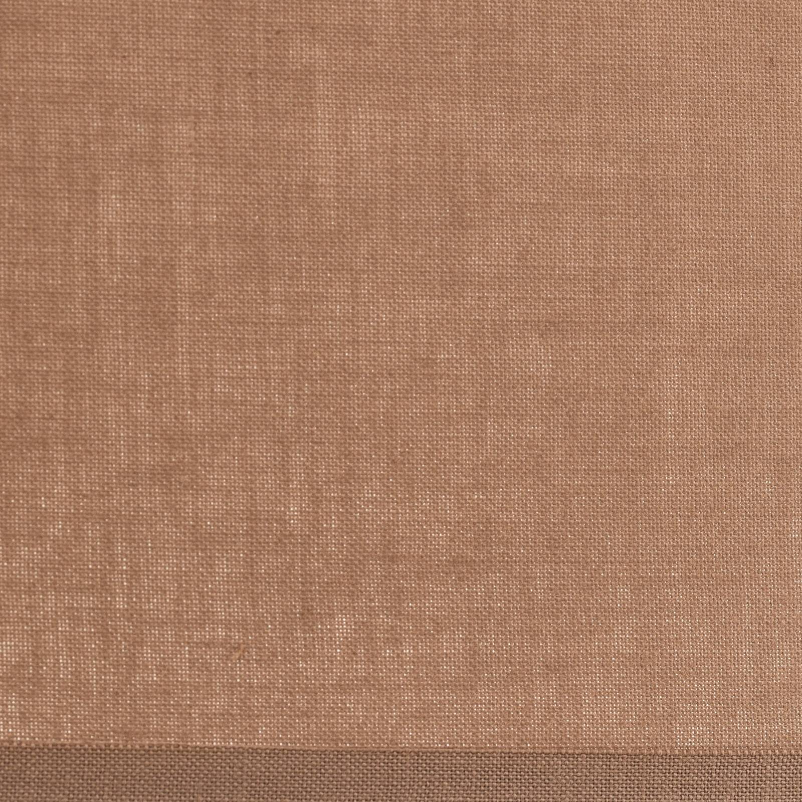 Lampenschirm Roller, cappuccino, Ø 50cm, Höhe 24cm Roller Duolla, braun / rost, Textil / Stoff / Seide