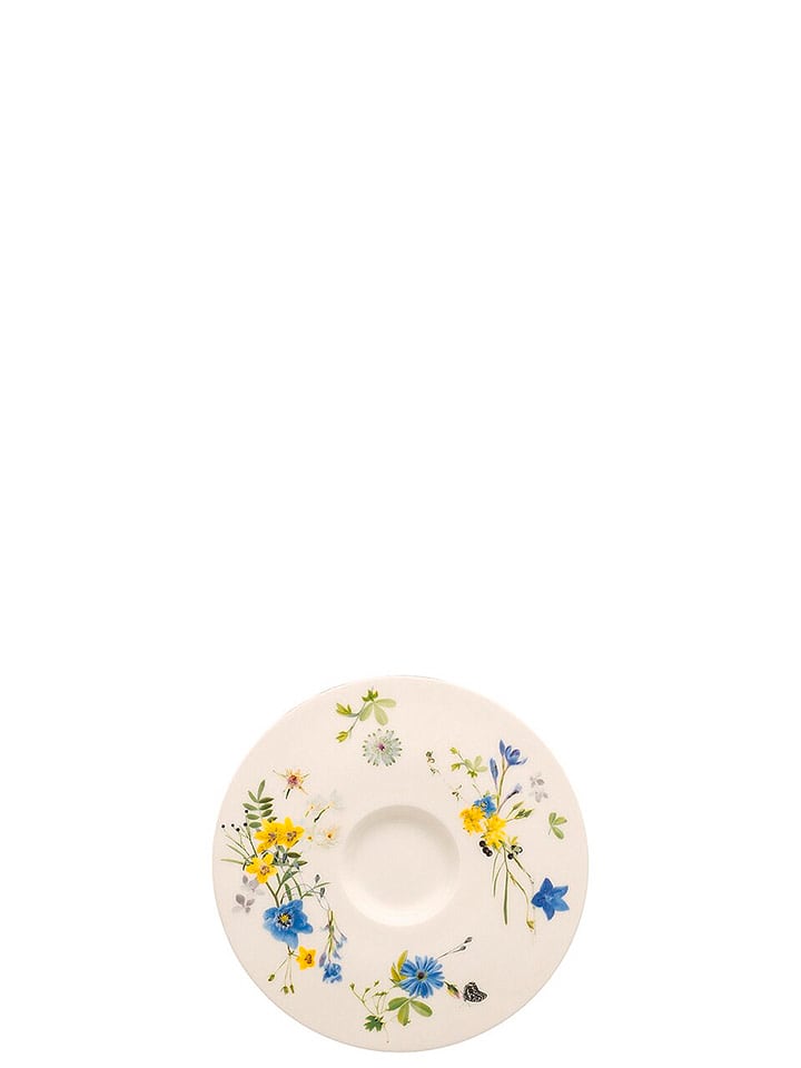 Rosenthal Espresso-Untertasse "Brillance" in Weiß/ Gelb/ Blau - Ø 12 cm - onesize