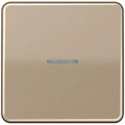 Jung CD10911STRFGB KNX RF Taster, 1fach, Secure, Aluminium eloxiert, Serie CD, gold-bronze CD 1091 1ST RF GB