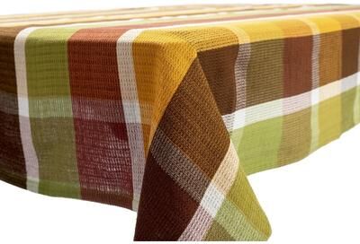 Farm Plaid 100 Cotton Tablecloth