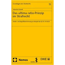 Eckardt:Das ultima ratio-Prinzip im Str, Fachbücher von Sebastian Eckardt