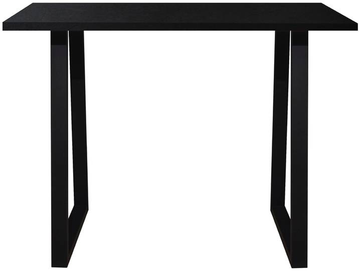 Tresentisch MÄUSBACHER Bartresentisch Metall , schwarz (schwarz feinstruktur, schwarzstahl, schwarz feinstruktur, schwarzstahl), B:120cm H:109cm T:70cm, Tische, Tresentisch, Bartresentisch Metallgestell, Höhe 109 cm