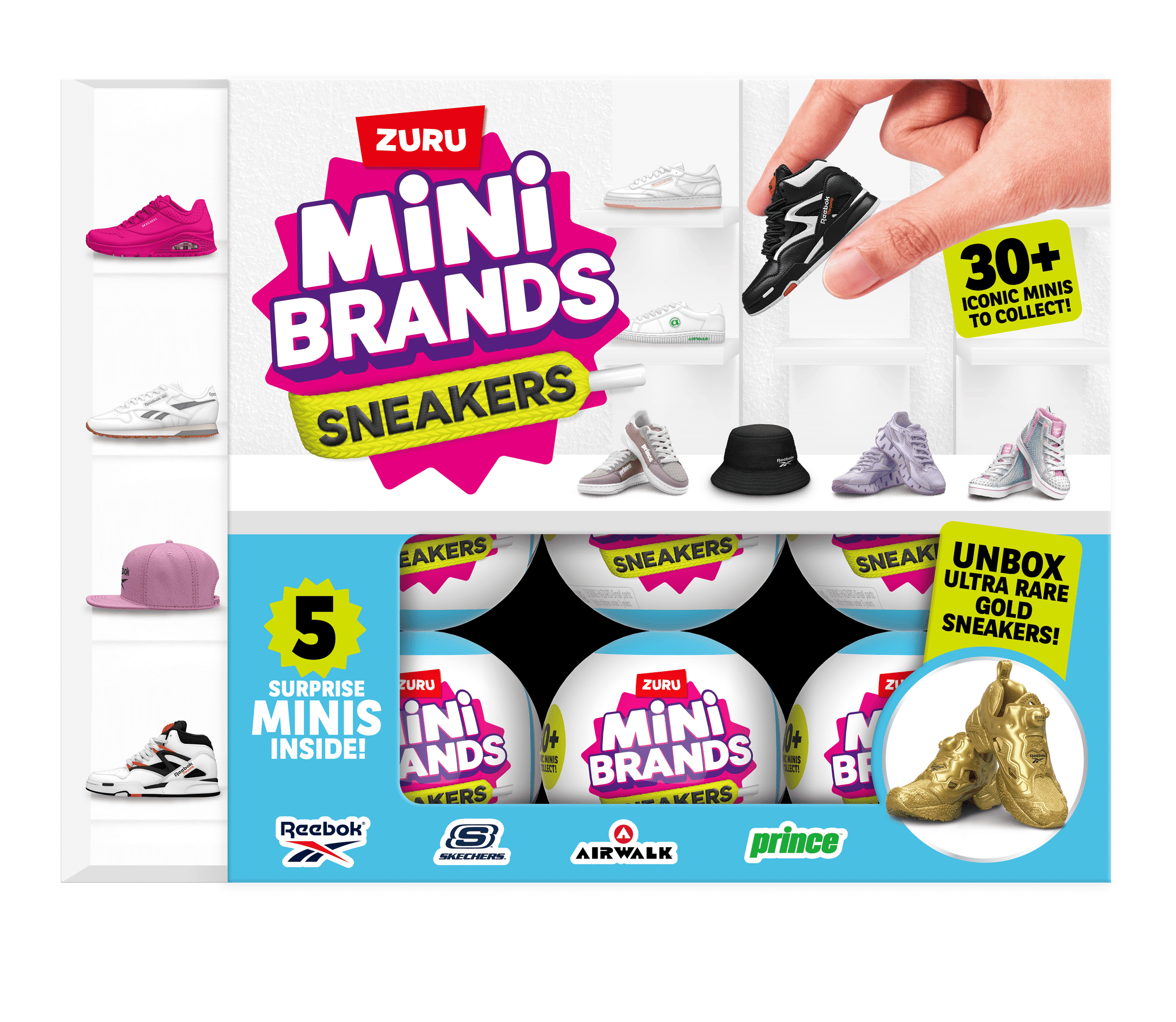 Mini Brands - Sneakers - Series 1 (1 Mystery Capsule Selected at Random) by Zuru Collectible Miniature Sneaker Replicas