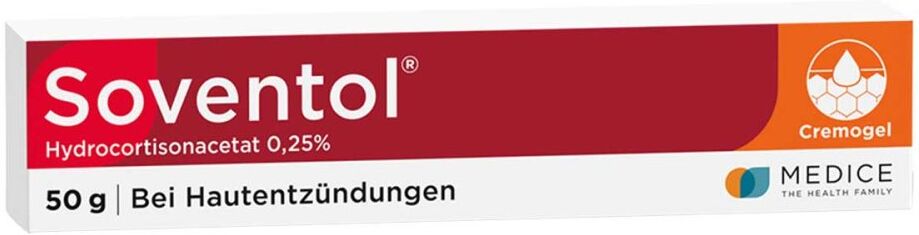 Soventol HydroCortisonACETAT 0,25% bei Hautentzündungen