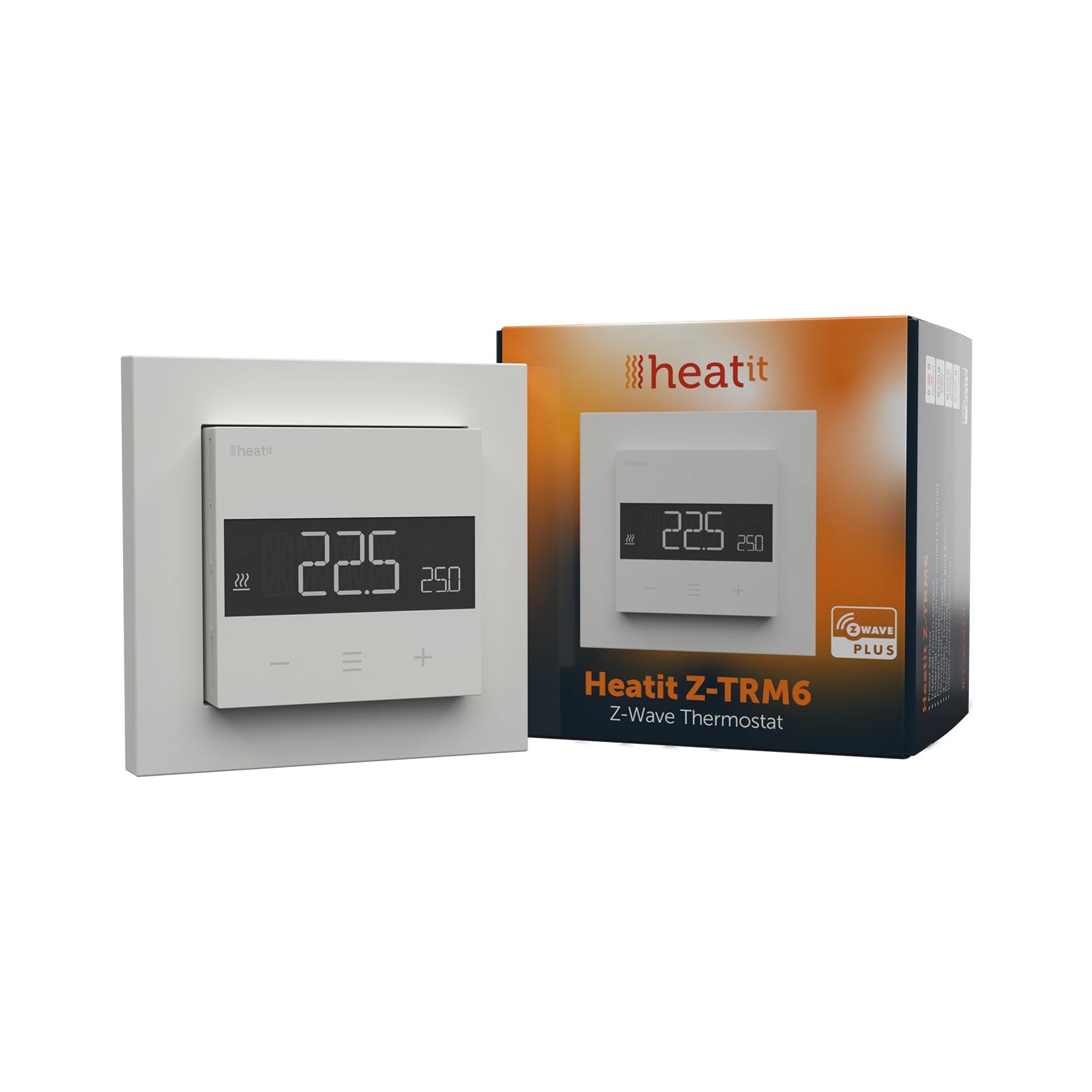 HeatIt Z-TRM6 Thermostat Z-Wave 800 Serie (Weiß RAL 9003)