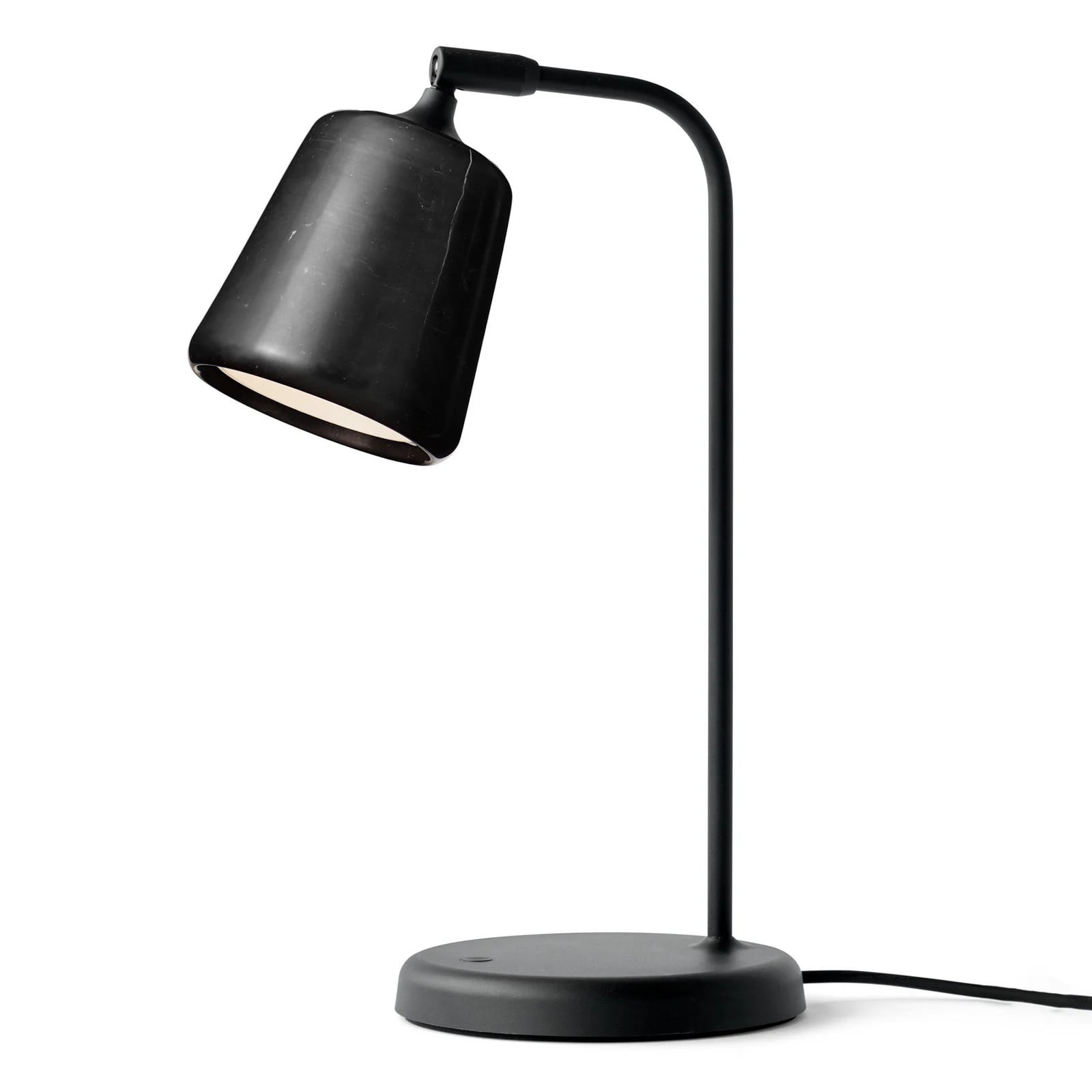 New Works Material The Originals Tafellamp - Black Marble en Metaal