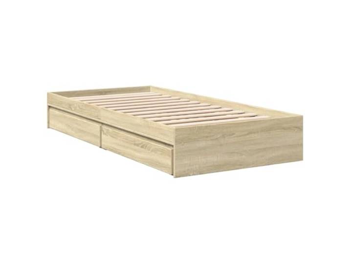 vidaXL Bettgestell mit Schubladen Sonoma-Eiche 90x200cm Holzwerkstoff