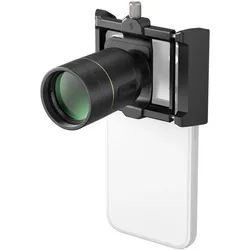 SmallRig 5334 2× Magnification Telephoto & Macro Lens Kit for Phones (T-Mount), Video Zubehör, Schwarz