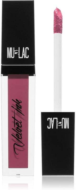 Mulac Cosmetics Velvet Ink long-lasting matt liquid lipstick shade Oh Baby 5 ml