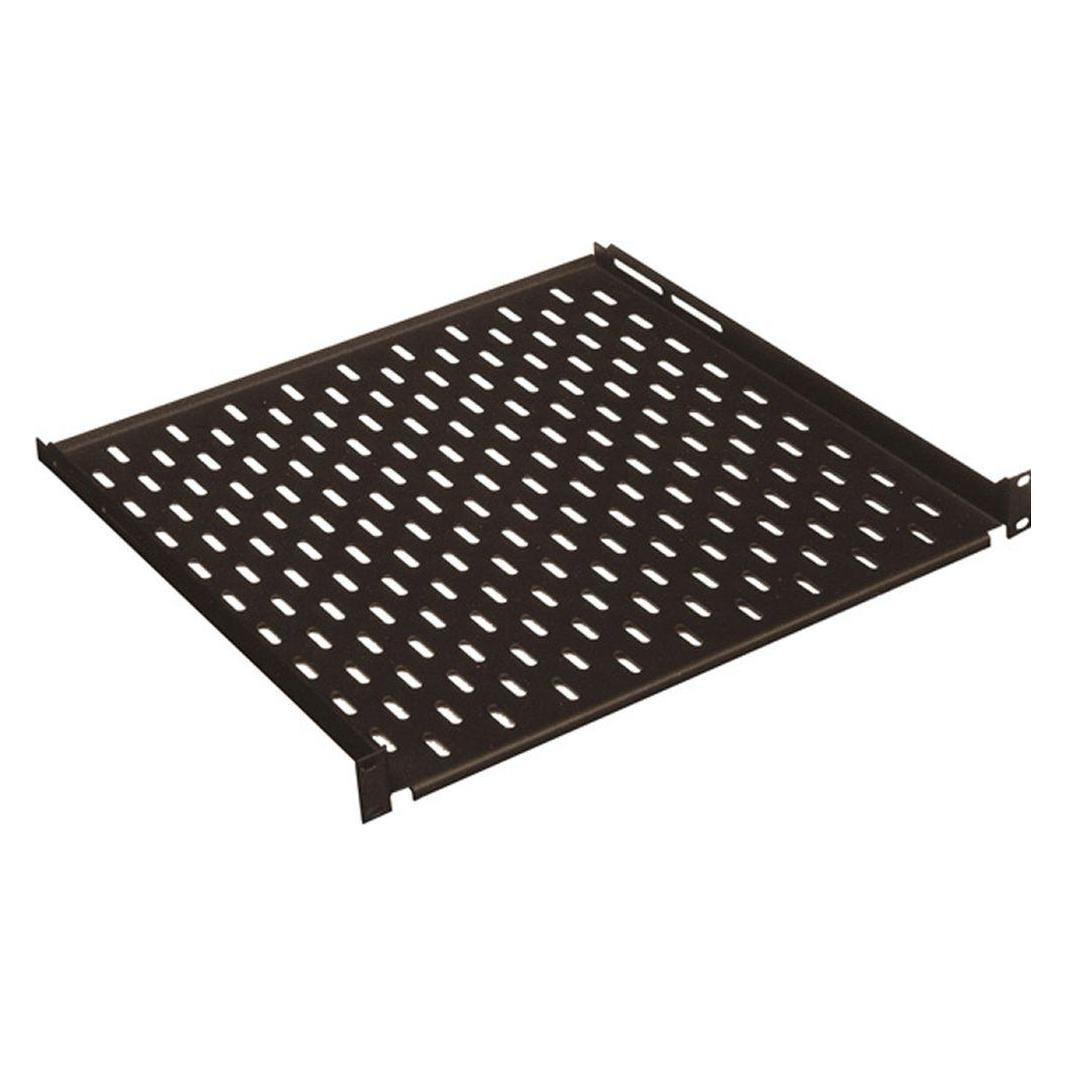 Conteg 19"-Geräteträger schwarz 1 HE, 435 x 550 mm, max. 15kg (DP-PT-550)