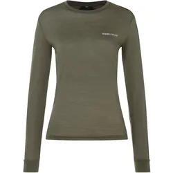 Super Natural, Damen, Funktionsshirt, Alarm Running (XL), Schwarz, Grün, XL