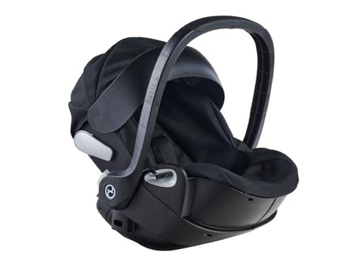 Corolle 9000141880 - Cybex 2in1 Puppen Trageschale und Wiege, mit Gurt und Verdeck, kann mit dem Cybex Puppenwagen verbunden Werden, für alle 36-42cm Babypuppen, ab 3 Jahren