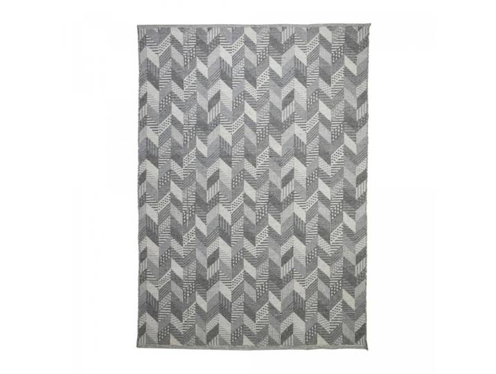Tapis kilim 120x170 coton gris