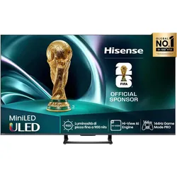 Hisense 55U7Q (55", U7Q, Mini-LED, UHD), TV, Schwarz