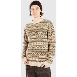 Passenger Stoked Knitted Jumper Strickpullover oatmeal multi Gr. XL
