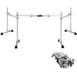 Pearl DR-513C Icon Drum Rack mit PCX-100 Klammer (Schlagzeug), Instrumentenständer + Halter, Silber