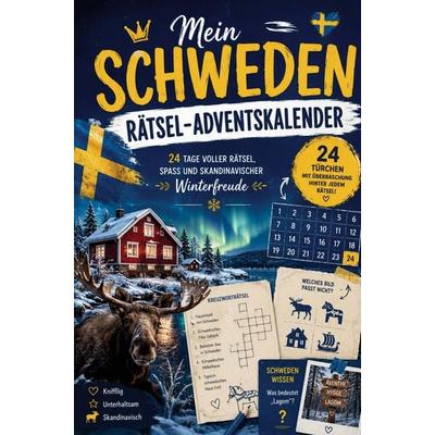 Mein Schweden Rätsel-Adventskalender, Taschenbuch von Sven Bork, Smith Publishing, 978-94-039-5448-6
