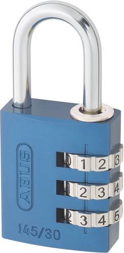 ABUS ABVS46614 Vorhängeschloss 31.5 mm Blau Zahlenschloss
