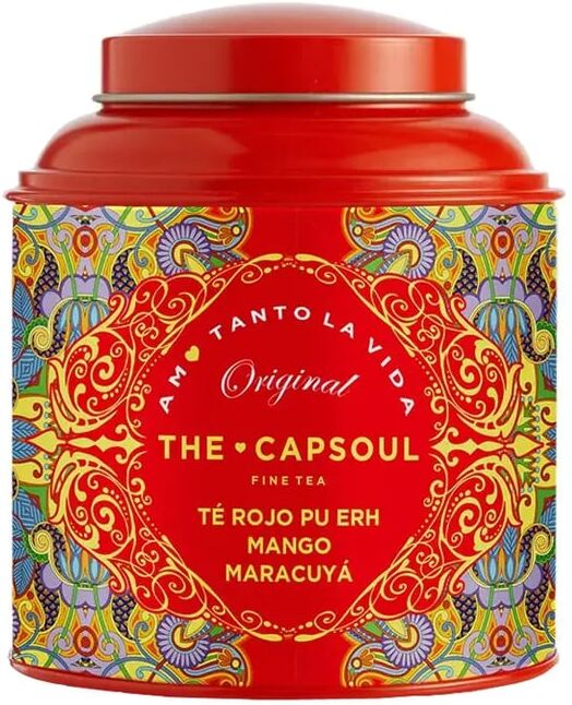 The Capsoul Chá Granel Pu Erh, Manga e Maracujá 100g