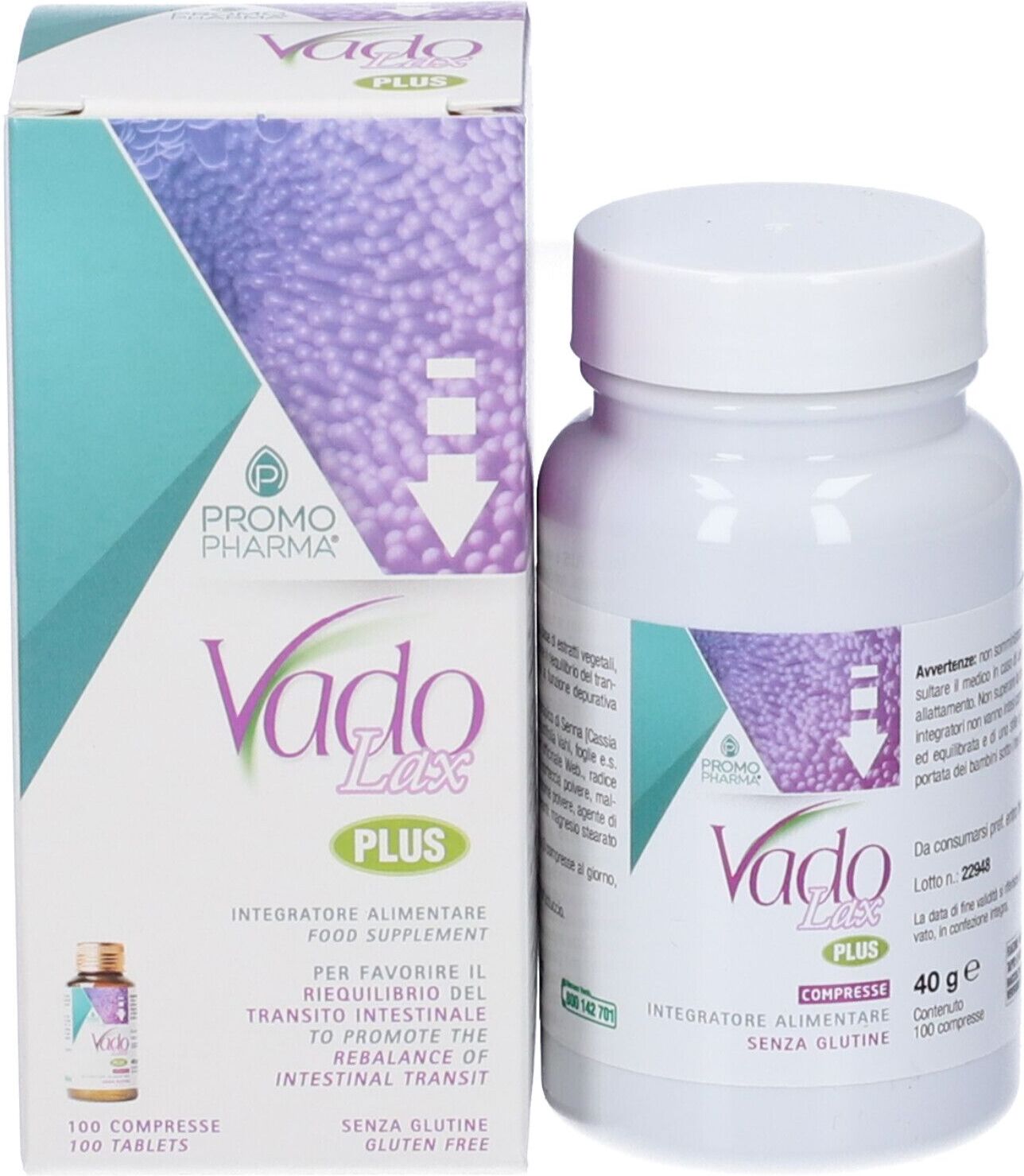 PROMOPHARMA SpA Vado Lax Plus, 100 Compresse