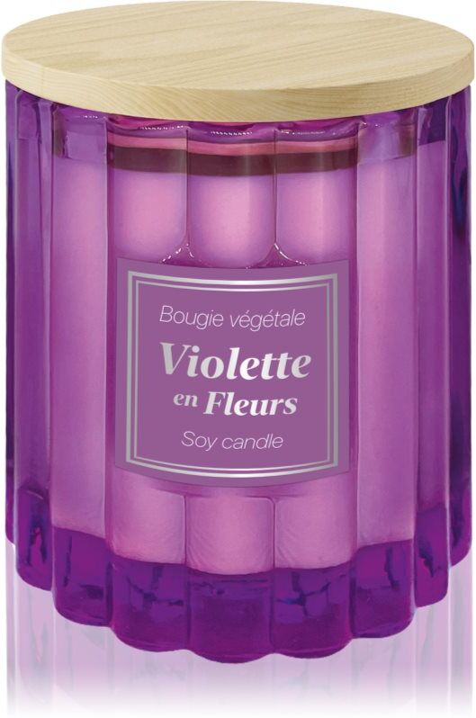 Esprit Provence Violette en Fleurs scented candle with cap 100 g