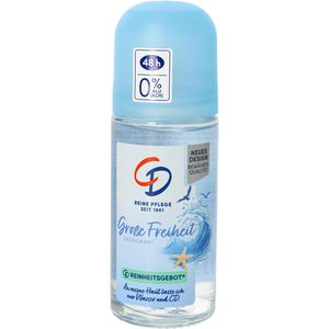CD-Körperpflege Deodorant Große Freiheit, Roller, unisex, 48h Schutz, ohne Aluminium, 50 ml