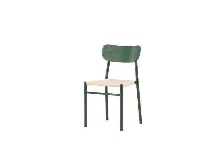 Livetastic Stuhl-Set, Grün, Beige, Holz, Metall, Pappel, zylindrisch, 45x80x50 cm, Esszimmer, Stühle, Esszimmerstühle, Vierfußstühle