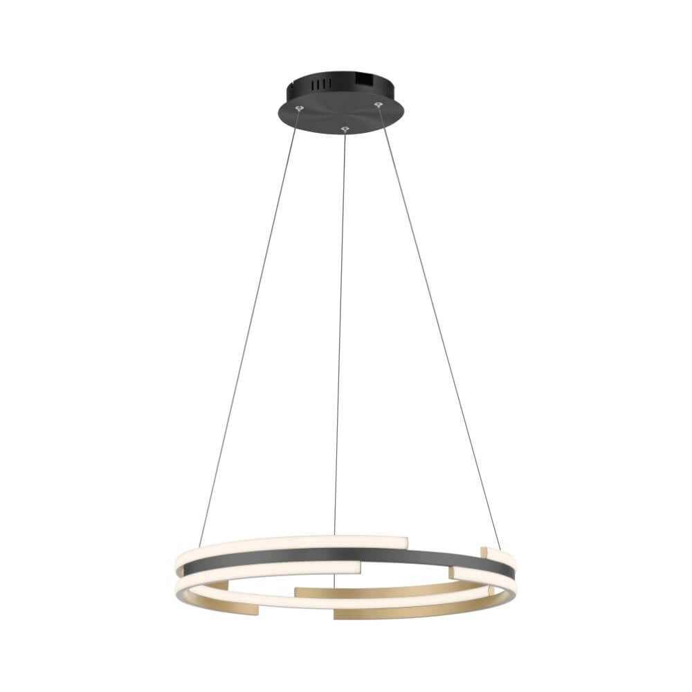 Paul Neuhaus Q-Beluga Design hanglamp - Goud/Messing - Diameter: 60 cm