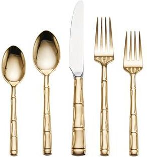 Wallace Bamboo Gold 20-Piece Flatware Set
