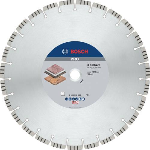 Bosch Accessories 2608602649 Bosch Diamanttrennscheibe 1 St.
