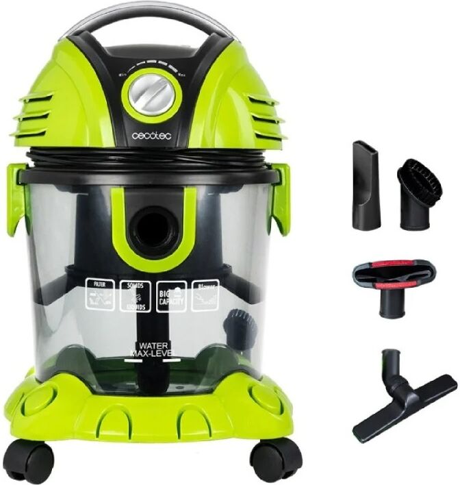 Aspirador de Sólidos e Líquidos s/ Saco Conga Wet & Dry T 1200W - CECOTEC