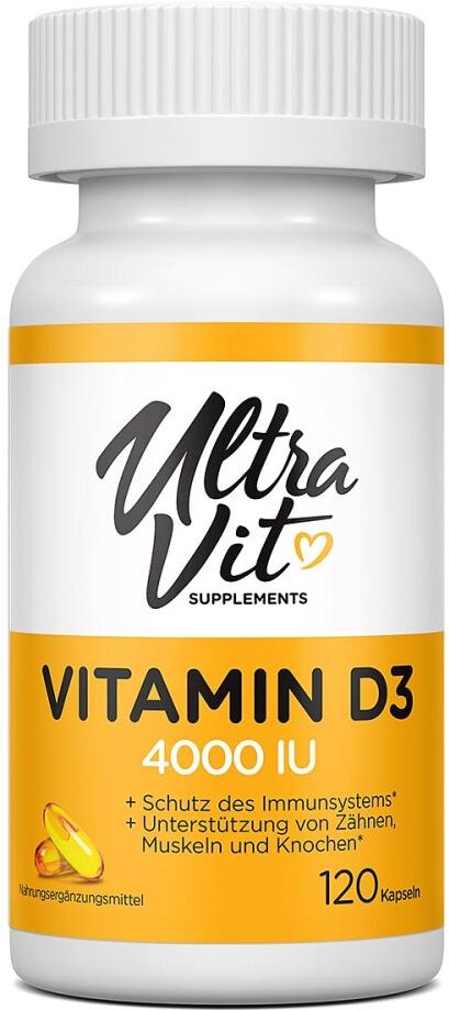 UltraVit Vitamin D3 4000 IU Kapseln
