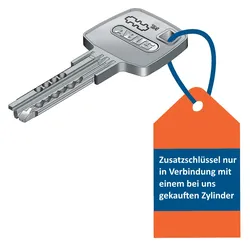 Abus EC660 / EC550 Zusatzschlüssel/Mehrschlüssel passend für unsere Zylinder