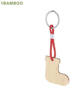 Porte-clés personnalisé pas cher Matcher bambou
