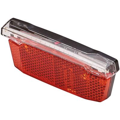 Fahrrad-Rücklicht PROPHETE "E-Bike LED-Rücklicht, (6-48 V), COB-LED,Bremslicht", schwarz, Fahrradlampen