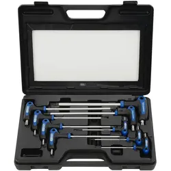KS Tools, Sechskantschlüssel, ERGOTORQUEplus T-Griff-Schlüssel-Satz 151.8160
