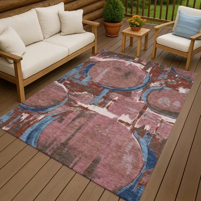 Addison Rugs Machine Washable Indoor/ Outdoor Modern Erie Chantille Rug