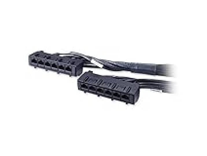 Data Distribution Cable CAT6 UTP CMR 6XRJ-45 Black 3-9M