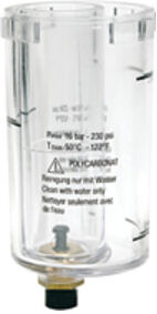 RIEGLER récipient en plastique avec robinet de vidange et joint torique (E 13810/24)