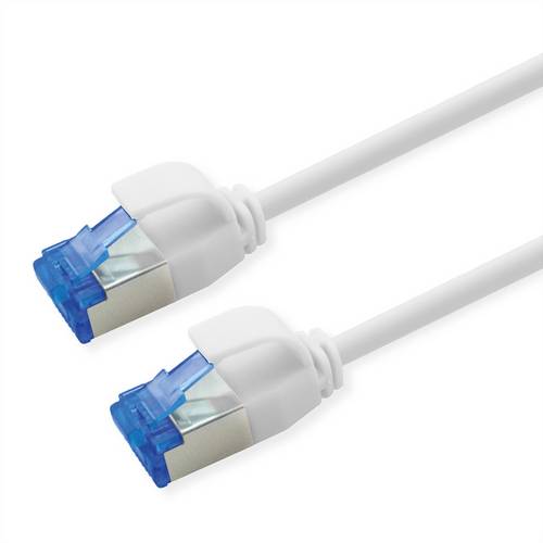 Roline Patchkabel Cat.6A (Class EA) S/FTP (PiMF), LSOH, PoE, weiß, 5m