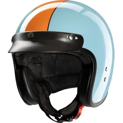 Redbike RB-801 Gasoline, Jethelm - Hellblau/Orange - XS