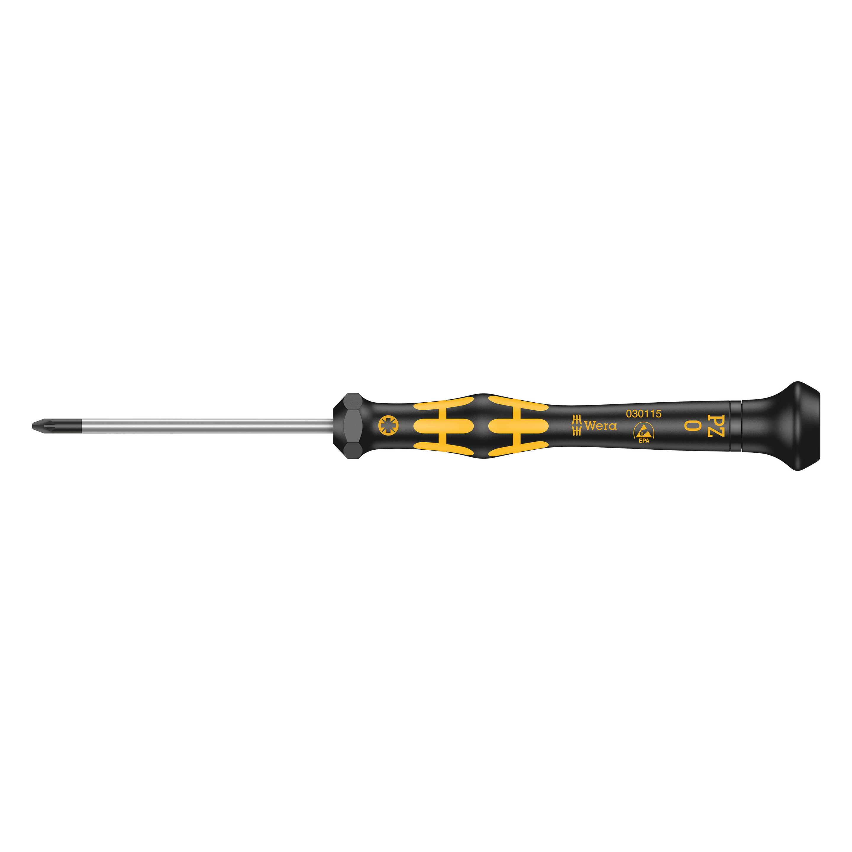 Wera 1555 ESD Micro PZ 0 x 60 mm (Pozidriv-Kreuzschlitz (PZ)) (5030115001)