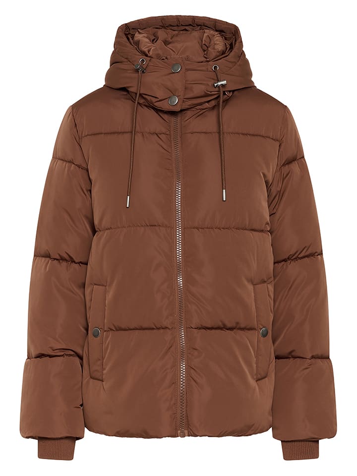 Kaffe Winterjacke in Dunkelbraun - 34